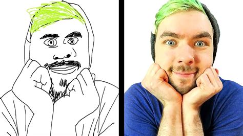 DRAWING YOUTUBERS! - YouTube