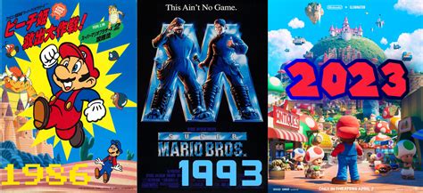 Evolution of the Super Mario movies : r/Mario