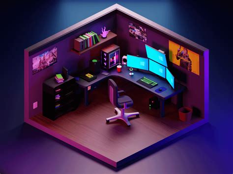 Gaming room : r/blender