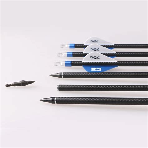 Archery Carbon Arrow 6 Pcs 32" Archery 3K carbon fiber Arrows for Compound bow-in Bow & Arrow ...