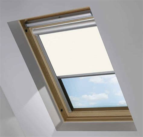 White Solar Powered Electric Skylight Blinds – Cheapest Blinds UK Ltd