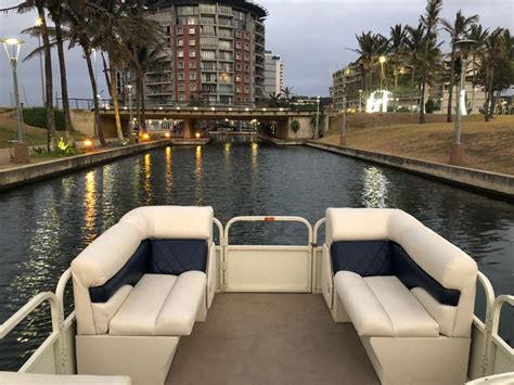 Luxury Canal Boat Cruise Tour on the Durban Waterfront Canals - Beach.Durban