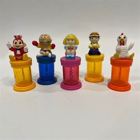 VINTAGE Jollibee Toys (Jollibee Bubble Toys) Jollibee and Friends Toys ...