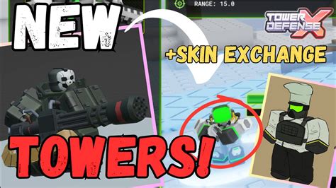 NEW GHOST JUGGERNAUT TOWER! +SKIN EXCHANGE IN TDX! | Roblox Tower ...