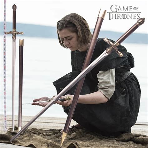 Game of Thrones Arya Stark Needle Sword 80cm or 98cm Material stainless ...