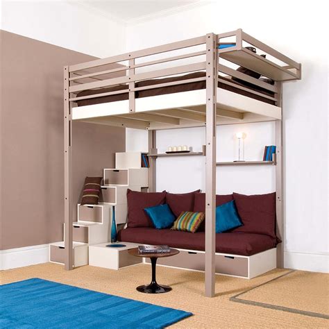 Full-Size Loft Beds With Stairs - Foter