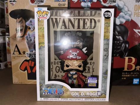 FUNKO SDCC GOL D.Roger Wanted Poster One Piece Shared Sticker In Hand Ship Today $84.48 - PicClick
