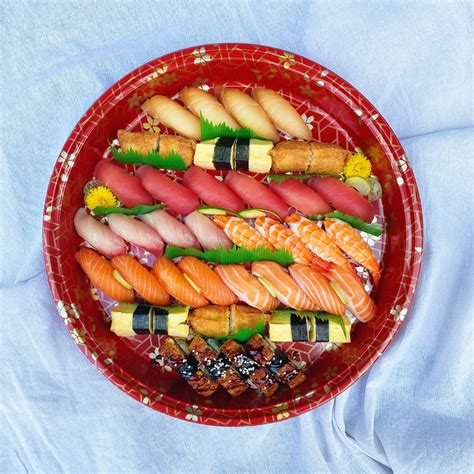 NIGIRI SUSHI PLATTER (42 PCS) — Standing Sushi Bar