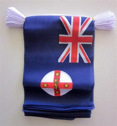 New South Wales flag string bunting flags - Custom Flag Australia