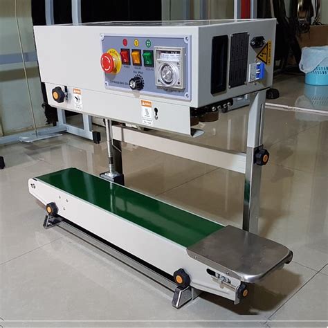 Jual Mesin Press Plastik FR 900 Vertikal Continuous Band Sealer Kemasan Alat Segel Pres Perekat ...