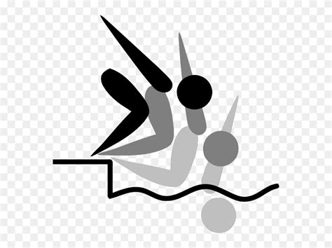 Olympic Swimming Symbol Clipart (#5273933) - PinClipart