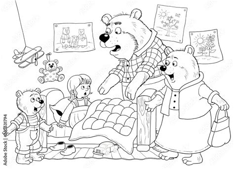 Coloring Pages The Three Bears