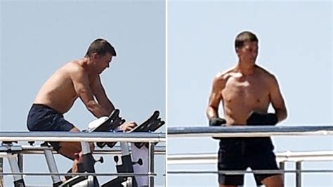 Tom Brady Gets In Topless Workout On Yacht On Italian Vacation