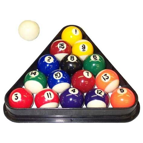 Accessories: How To Rack Pool Balls To Organize Billiard Balls At The Beginning Of A Game ...