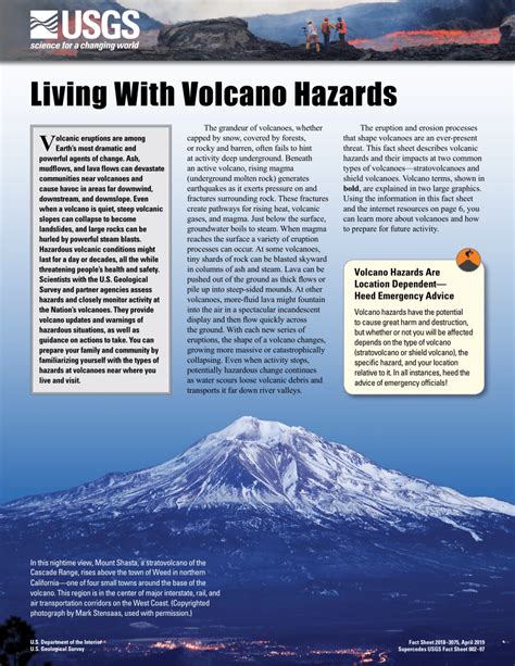 (PDF) Living With Volcano Hazards