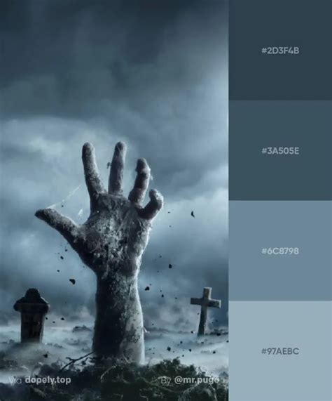 8 Horror Color Palettes | Horror Movie Color Palettes - Webgyaani