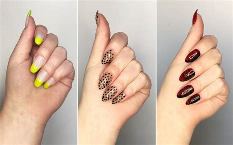 How a Beauty Editor Uses 3 Household Objects to Create Endless Nail-Art Designs | Simple nail ...