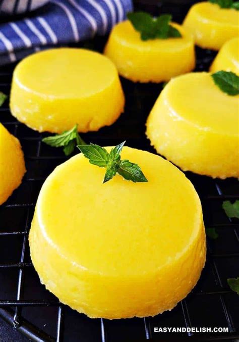 Quindim is a Brazilian baked coconut egg custard with a bright yellow ...