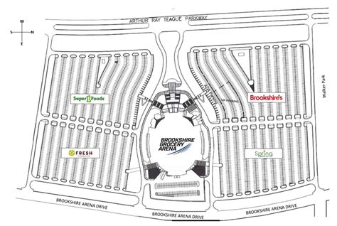 Directions & Parking - Brookshire Grocery Arena