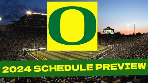 Oregon Football 2024 Schedule Preview/Projected Record - Win Big Sports