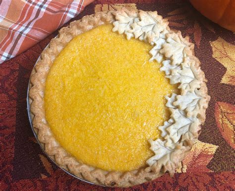 Pumpkin Custard Pie (Ridiculously Delicious!) - Heather Lucille's Kitchen