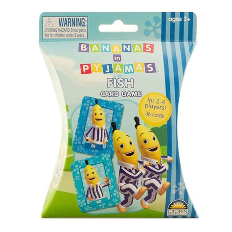 Bananas in Pyjamas Fish Card Game from Funstra Toys Pajama Birthday ...