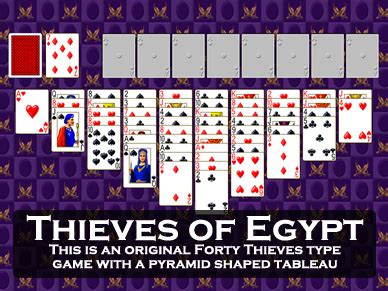 Play Thieves of Egypt Solitaire