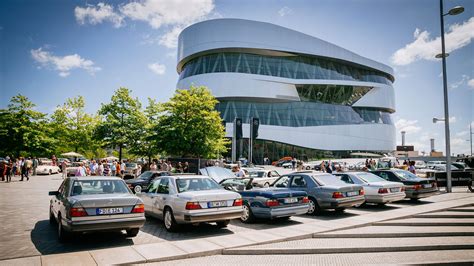 Summer at the Mercedes-Benz Museum.