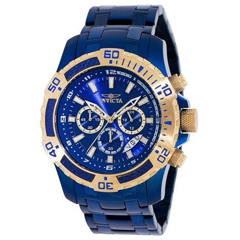 Invicta Pro Diver Chronograph Quartz Blue Dial Men's Watch 40907 ...