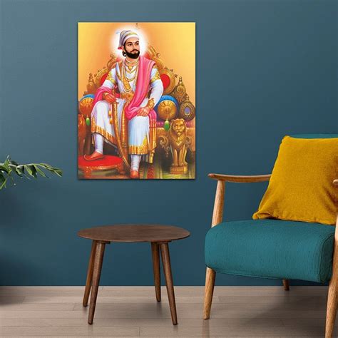 Shri Chhatrapati Shivaji Maharaj Raj Darbar Canvas Wall Painting ...