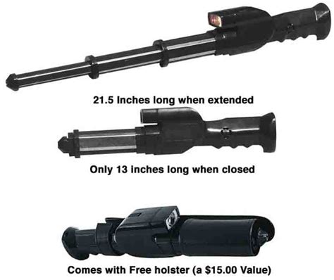 Stun Master 2.5 Million Volt Telescopic Stun Baton | Stun Guns