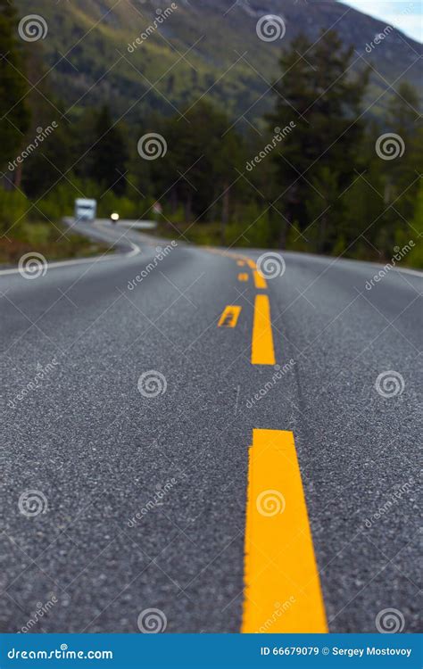 Windy road stock image. Image of drive, grass, landscape - 66679079