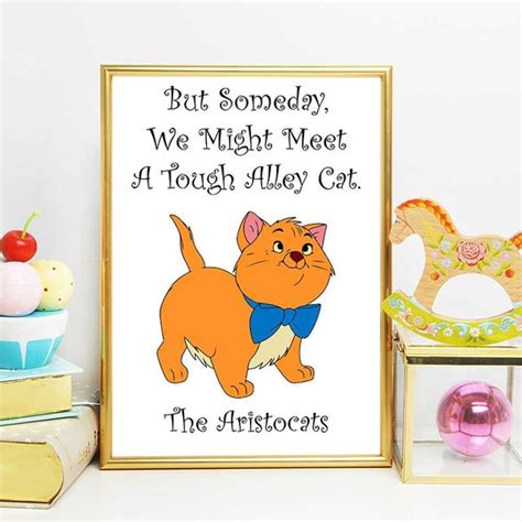 The Aristocats Quote Aristocats Toulouse Printable Disney | Etsy