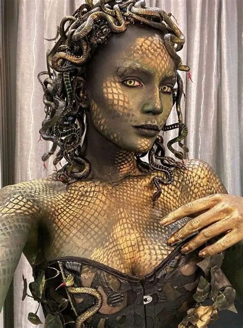 Medusa in 2023 | Medusa halloween costume, Medusa halloween, Halloween makeup inspiration