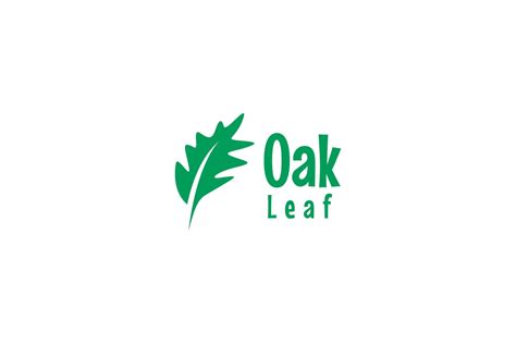 Oak leaf vector logo design isolated vector illustration 12774953 Vector Art at Vecteezy