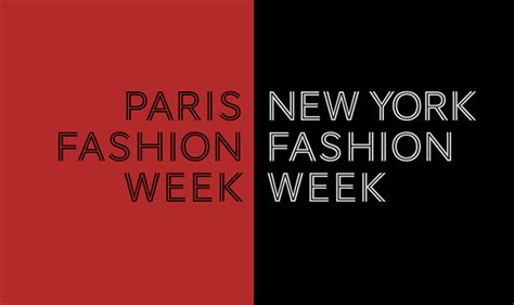 Paris vs. New York Fashion Week #infographic ~ Visualistan