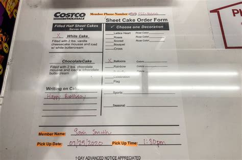 Costco Cake Prices Guide (Custom Designs & Order Form) - Frugal Answers