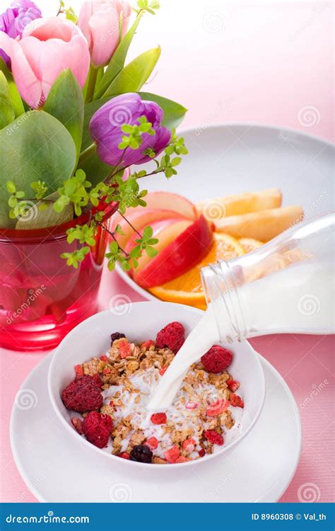 Pink Breakfast Royalty Free Stock Photos - Image: 8960308