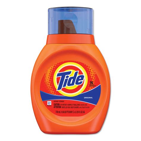 Tide Liquid Laundry Detergent, Original, 25 oz Bottle, 6/Each | OfficeSupply.com