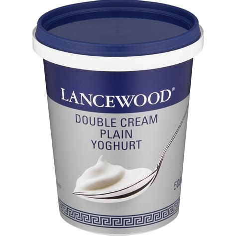 LANCEWOOD Plain Double Cream Yoghurt 500g | Full Cream Yoghurt | Yoghurt | Fresh Food | Food ...