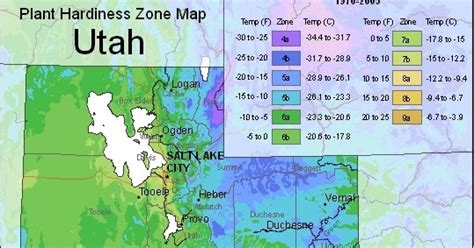 Farmers Know Best: Utah USDA Plant Hardiness Zones Map