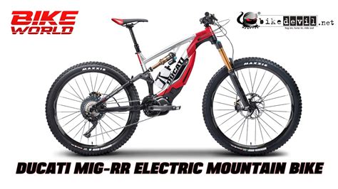 Ducati MIG-RR Electric Mountain Bike. Warning, It Has Pedals! - YouTube