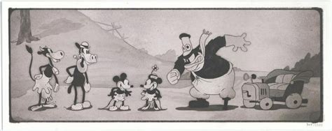 Disney Get A Horse Commemorative Print for 2013 Mickey Mouse cartoon | Disney lithographs ...