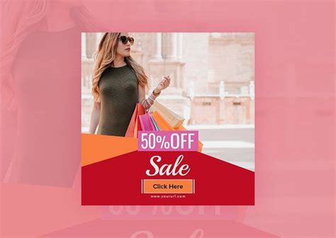 50% Off Sale Banner by Nisha Droch on @creativemarket