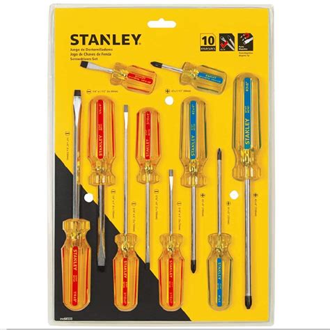 STANLEY 10PC SCREWDRIVER SET (69-172) | Americas Marketing Company ...