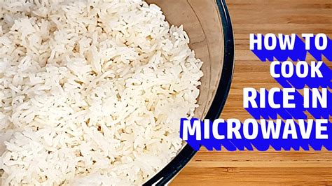 How To Cook Perfect Rice in Microwave - YouTube