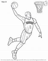 Russell Westbrook Coloring Pages Sketch Page sketch template