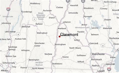 Claremont, New Hampshire Weather Forecast