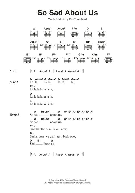 Guitar Chords For Sad Songs