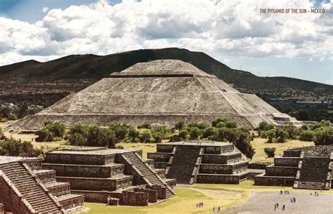 Reconstruction of Pyramid of the Sun, Teotihuacan (Illustration) - World History Encyclopedia